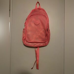 Eastport Pink Mesh Backpack Lightweight School Travel Casual Bag